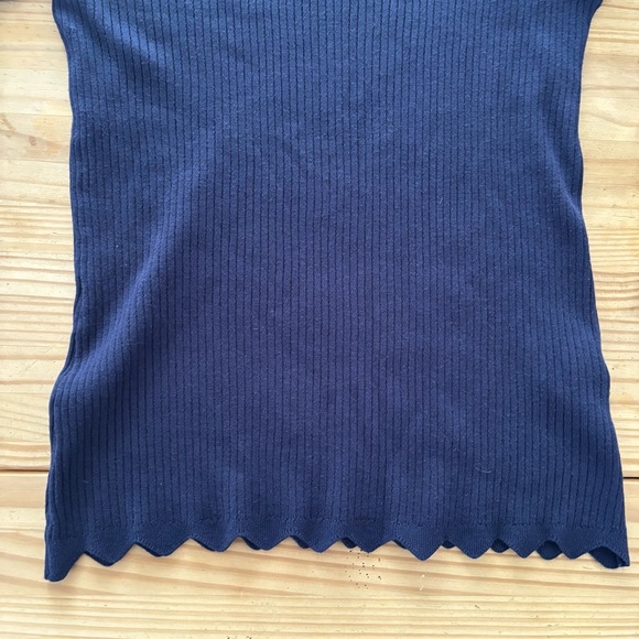 Chic Navy Women's Crew Neck Sweater - Picture 8 of 11